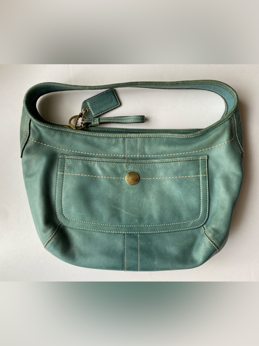Vintage Coach Ergo Hobo Teal